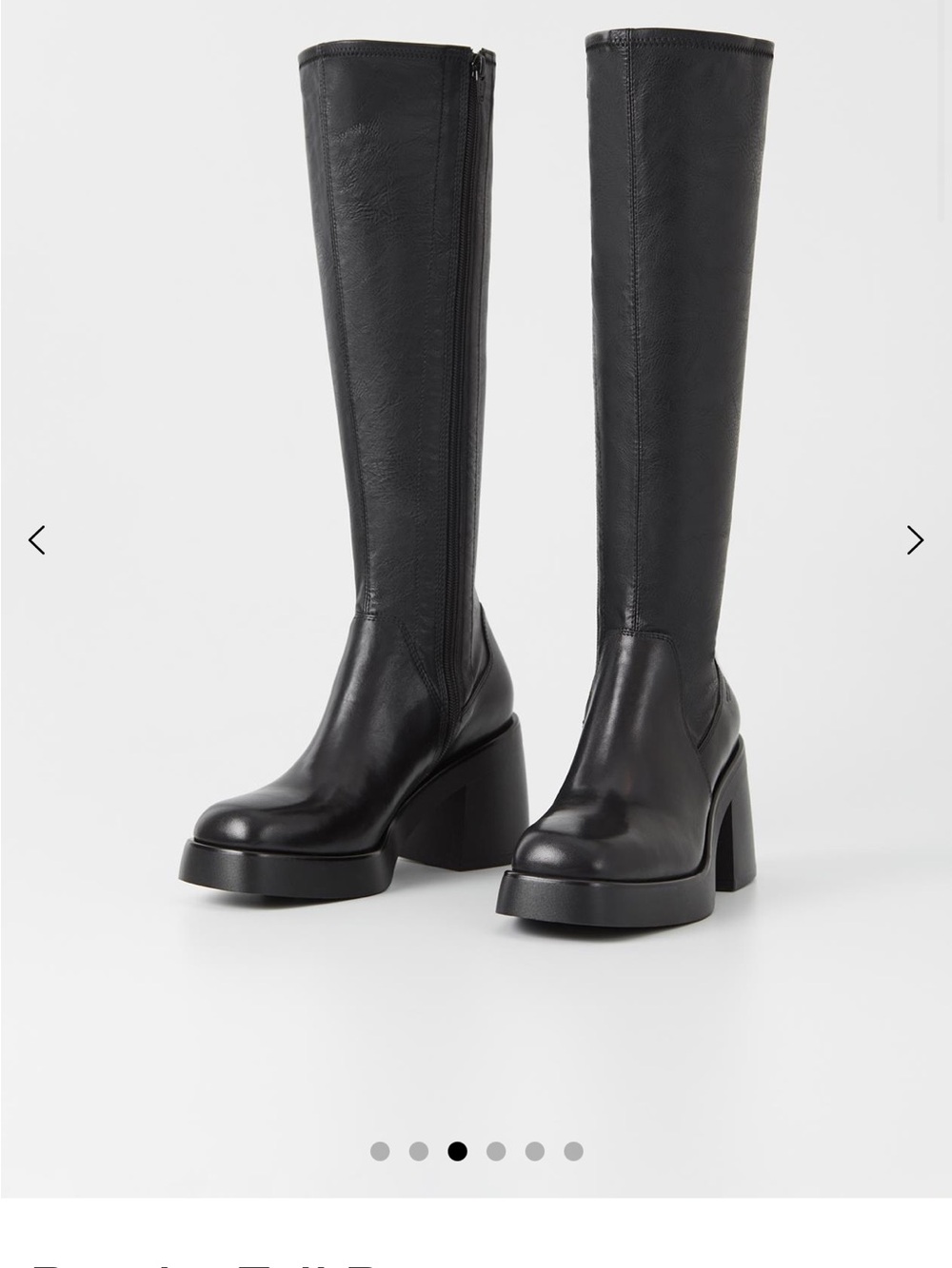 Vagabond Black Brooke Boots